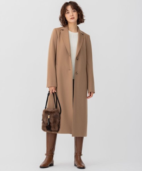 【CLASSY.12月号掲載】ロロピアーナ スーパー ウール チェスターコート 