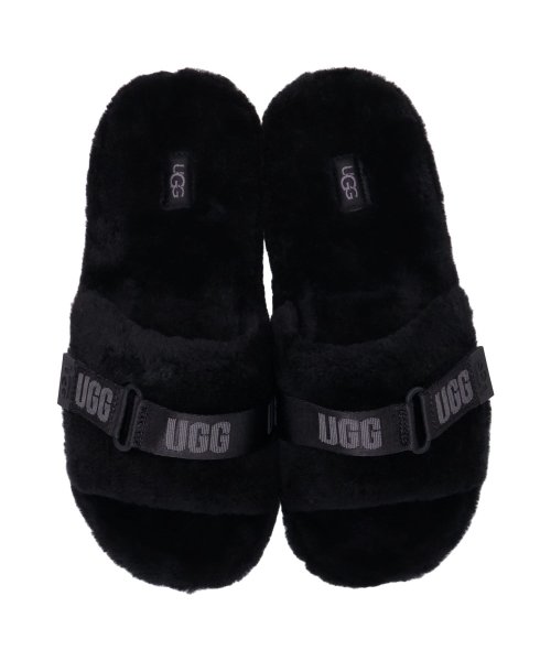 UGG(UGG)/UGG アグ サンダル スライドサンダル フラッフ アップ メンズ レディース 厚底 ファー FLUFF UP ブラック 黒 1130816/img04