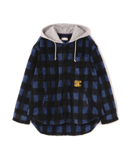 mindseeker/マインドシーカー/Exclusive Fleece Hood Shirt/別注フリースフードシャツ 