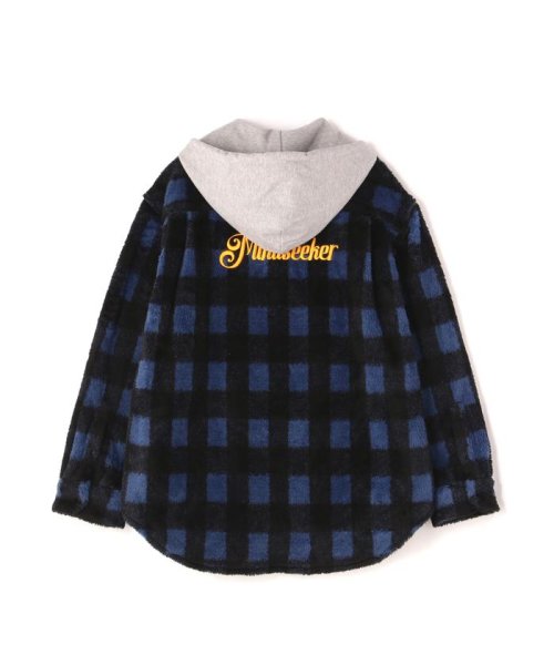 mindseeker/マインドシーカー/Exclusive Fleece Hood Shirt/別注フリースフードシャツ 