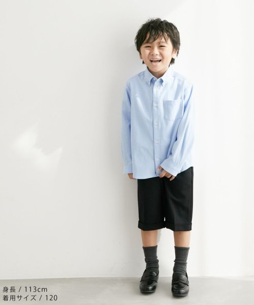 BOYS】入卒式にも/ウエスト調節付きハーフパンツ/セットアップ対応  