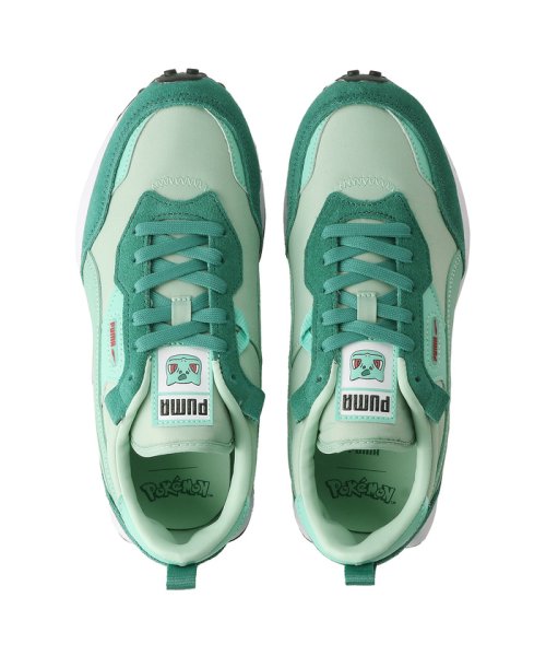 キッズ Puma X Pokemon フシギダネ ライダー Fv Jr スニーカー 22 25cm プーマ Puma Magaseek