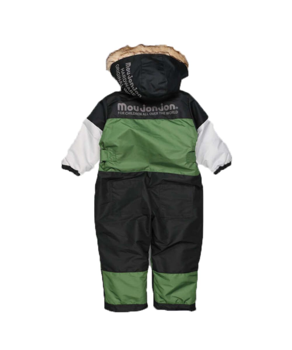 【子供服】 moujonjon (ムージョンジョン) 切替配色スノーコンビ・スキーウェア 90cm～120cm M56183
