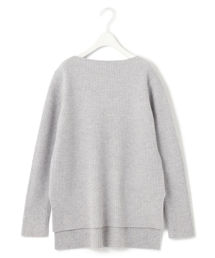 【WEB限定カラーあり】ウールカシミヤ ボートネックニット