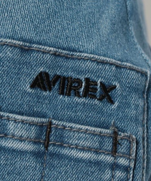 AVIREX(AVIREX)/MA－1 ポケット スキニー デニム パンツ/POCKET SKINNY DENIM PANT/タイプブルー/img20