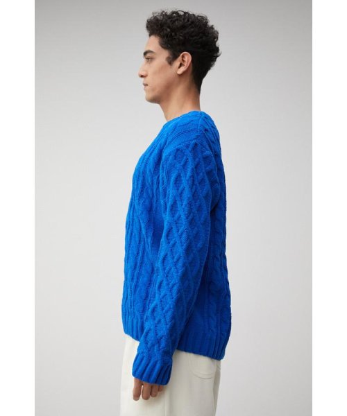 AZUL by moussy(アズールバイマウジー)/CHENILLE CABLE KNIT/img41