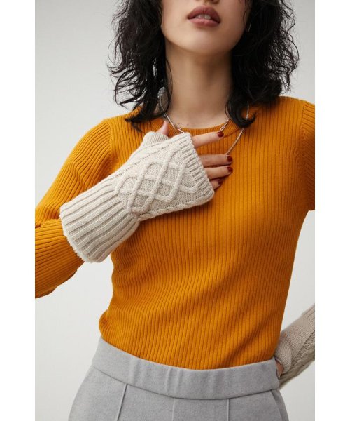 AZUL by moussy(アズールバイマウジー)/KNIT HAND WARMER/img15