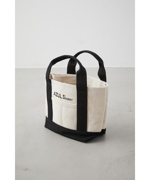 AZUL by moussy(アズールバイマウジー)/AZUL CANVAS PARTITION MINI BAG/img01