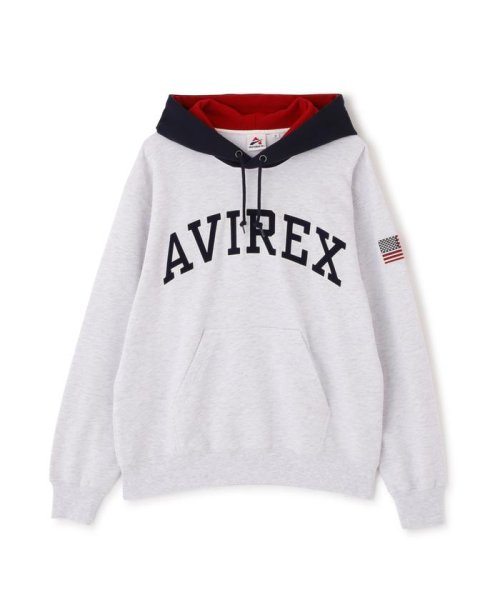 AVIREX(AVIREX)/ARCH LOGO COLOR HOOD L/S PARKA/アーチ ロゴ カラー フード パーカー/img10