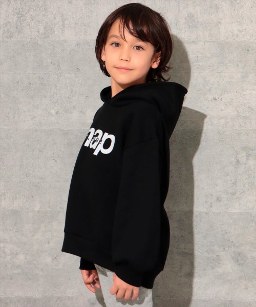 ANAP KIDS(アナップキッズ)/裏起毛anapロゴフーディートップス/img08