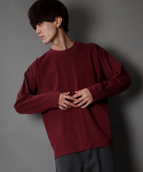 SITRY(SITRY)/【SITRY】ワイドシルエット ヘビーウェイト ロングスリーブ Tシャツ メンズ 長袖/img40