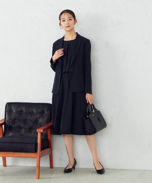 【セットアップ対応】ウォッシャブル ポリエステルツイル　テーラードジャケット 【セットアップ対応】ウォッシャブル ポリエステルツイル　テーラードジャケット L1415452621(10919円)