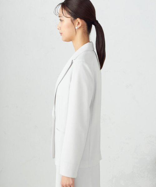 【セットアップ対応】ウォッシャブル ポリエステルツイル　テーラードジャケット 【セットアップ対応】ウォッシャブル ポリエステルツイル　テーラードジャケット L1415452621(10919円)