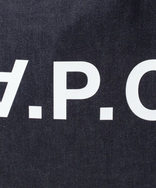 A.P.C.(アーペーセー)/【A.P.C.】A.P.C. アーペーセー　LAURE　デニムショッピングバッグ　メンズ　レディース　インディゴ/img04