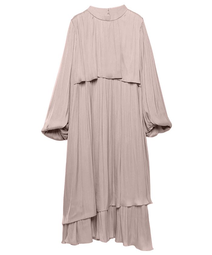 ギャザーボリュームティアードワンピース(505067566) | アニュアンス