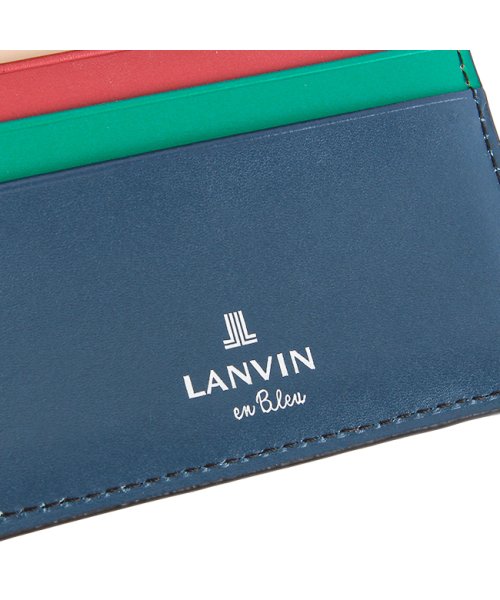 LANVIN(ランバン)/ランバン パスケース 定期入れ ICカードケース メンズ ブランド レザー 本革 ランバンオンブルー LANVIN en Bleu 522607/img10