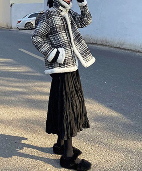 セール】ワッシャープリーツスカート レディース ボトムス 無地 ロング  