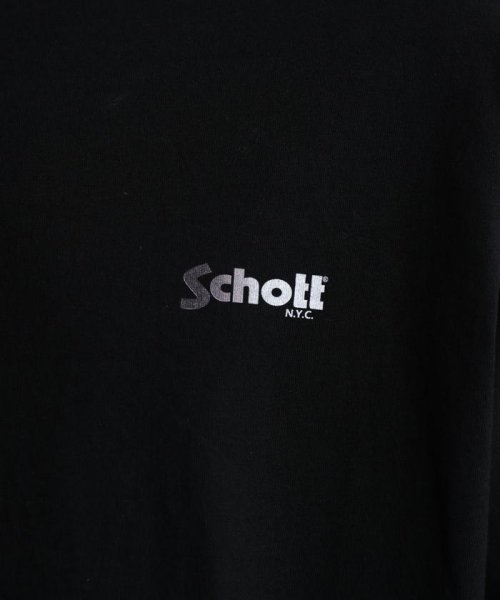 Schott(ショット)/L/S T－SHIRT "ARCHIVE LOGO"/"アーカイブ"ロゴ ロングスリーブTシャツ/img05