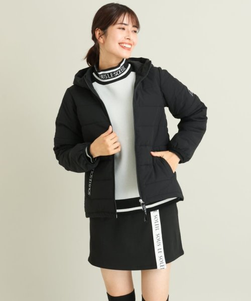 レディースゴルフウエア　2WAYフード付アウター LE SOLEIL ソルソレイユ