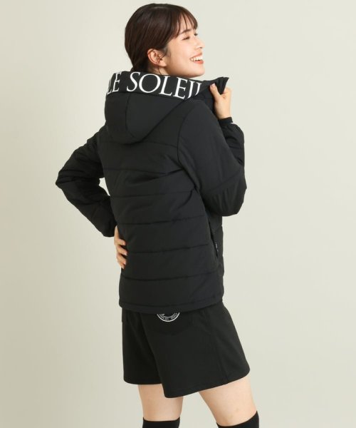 レディースゴルフウエア　2WAYフード付アウター LE SOLEIL ソルソレイユ