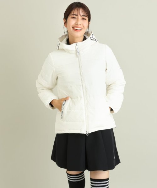 レディースゴルフウエア　2WAYフード付アウター LE SOLEIL ソルソレイユ