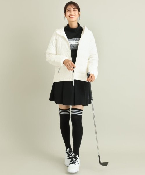 レディースゴルフウエア　2WAYフード付アウター LE SOLEIL ソルソレイユ