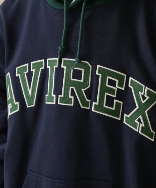 AVIREX(AVIREX)/ARCH LOGO COLOR HOOD L/S PARKA/アーチ ロゴ カラー フード パーカー/img30