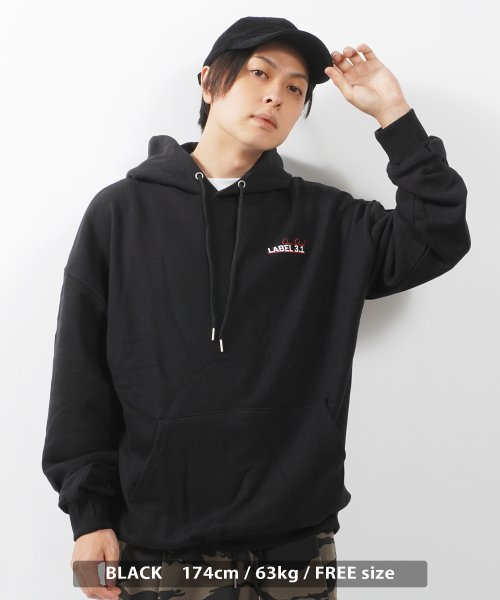 1111clothing(ワンフォークロージング)/オーバーサイズ パーカー メンズ ビッグパーカー レディース ビッグシルエット プルパーカー スウェット フーディ スウェットパーカー ワッペン 大きいサイズ/img08