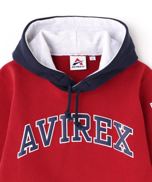 AVIREX(AVIREX)/《KIDS》ARCH LOGO COLOR HOOD PARKA / アーチロゴ カラー フード/img04