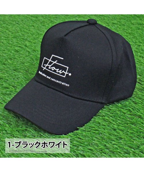 TopIsm(トップイズム)/ゴルフ キャップ メンズ ゴルフウェア 帽子 立体ロゴ ローキャップ ベースボールキャップ コットン/img02