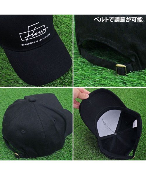 TopIsm(トップイズム)/ゴルフ キャップ メンズ ゴルフウェア 帽子 立体ロゴ ローキャップ ベースボールキャップ コットン/img10