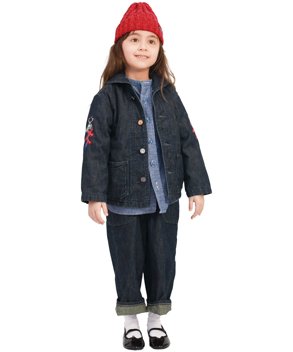 デニムダンガリー DENIM DUNGAREE 8ozデニム サスペンダー パン