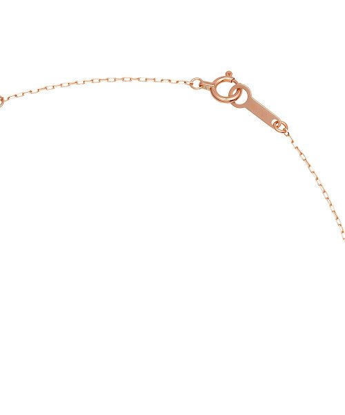 【10月誕生石】K10ピンクゴールド ネックレス 0mm K10ピンクゴールド