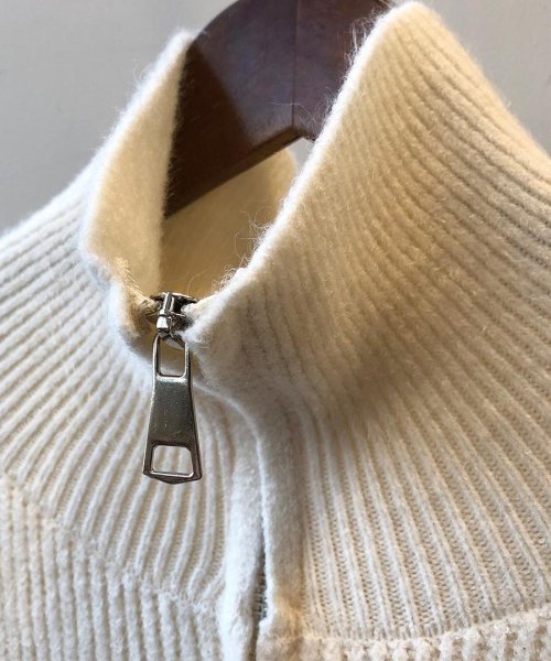 ARGO TOKYO(アルゴトウキョウ)/Half Zip Raglam Sleeve Knit Onepiece 29031 ハーフジップラグランスリーブニットワンピース　ニットワンピース　ハーフジッ/img18