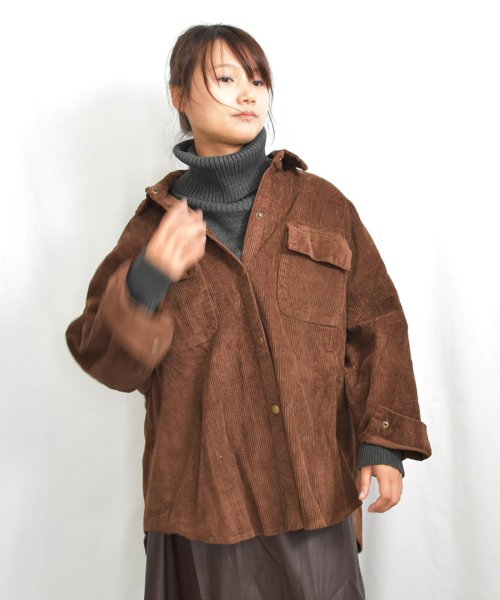 ARGO TOKYO(アルゴトウキョウ)/Cordury Shirt Jacket 23039 コーデユロイシャツジャケット　コーデユロイシャツ　ジャケット　ライトジャケット　ライトアウター　オーバージ/img09