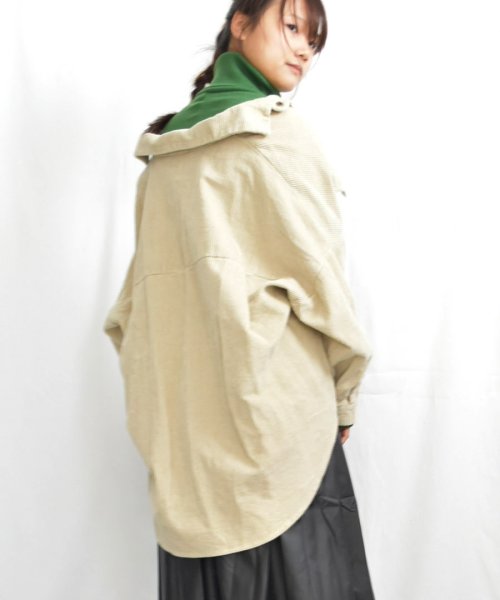 ARGO TOKYO(アルゴトウキョウ)/Cordury Shirt Jacket 23039 コーデユロイシャツジャケット　コーデユロイシャツ　ジャケット　ライトジャケット　ライトアウター　オーバージ/img22