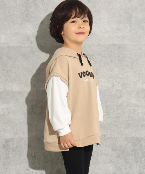 ANAP KIDS(アナップキッズ)/ドッキング風フーディトップス/img04