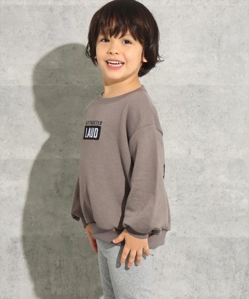 ANAP KIDS(アナップキッズ)/ボックス刺繍裏毛トレーナー/img02