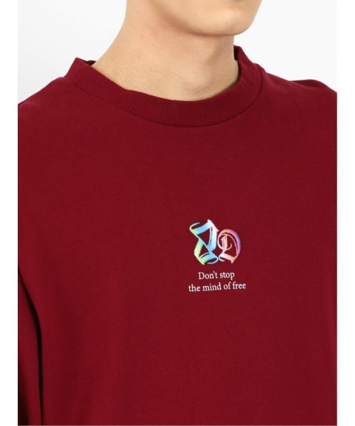 semanticdesign(セマンティックデザイン)/NEONグラフィック刺繍 BIGトレーナー 長袖 メンズ Tシャツ カットソー カジュアル インナー ビジネス ギフト プレゼント/img19