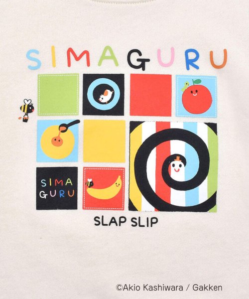 SLAP SLIP(スラップスリップ)/【 絵本コラボ 】 しましまぐるぐる まるまるぽぽぽん イラスト 胸ポケット 配/img18