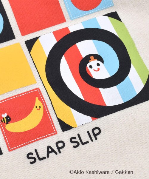 SLAP SLIP(スラップスリップ)/【 絵本コラボ 】 しましまぐるぐる まるまるぽぽぽん イラスト 胸ポケット 配/img19