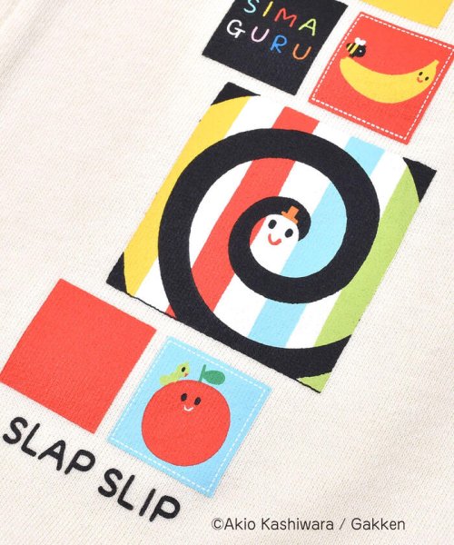 SLAP SLIP BABY(スラップスリップベビー)/【 絵本コラボ 】 しましまぐるぐる まるまるぽぽぽん イラスト ロンパース ベ/img12