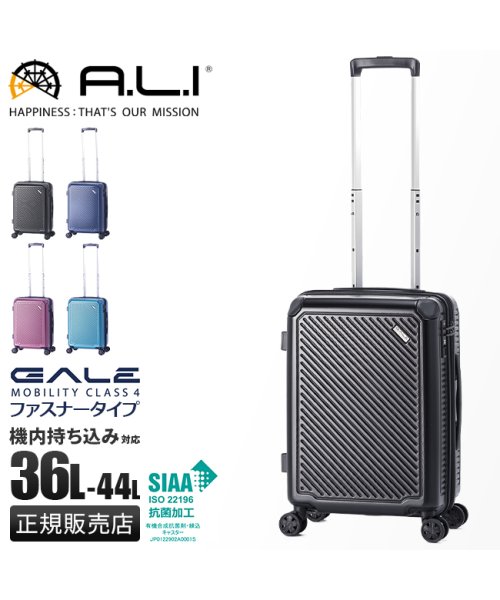 ASIA LUGGAGE(アジアラゲージ)/アジアラゲージ ガーレ スーツケース 機内持ち込み Sサイズ SS 36L 44L 拡張機能付き 静音 軽量 GALE ALI－6020－18W キャリーケース/img01