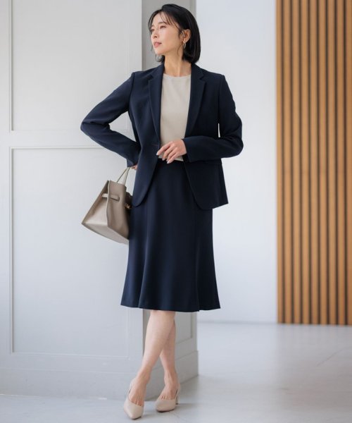 【セットアップ対応】トリアセダブルジョーゼット テーラード ジャケット 品番 パンツ ワンピース