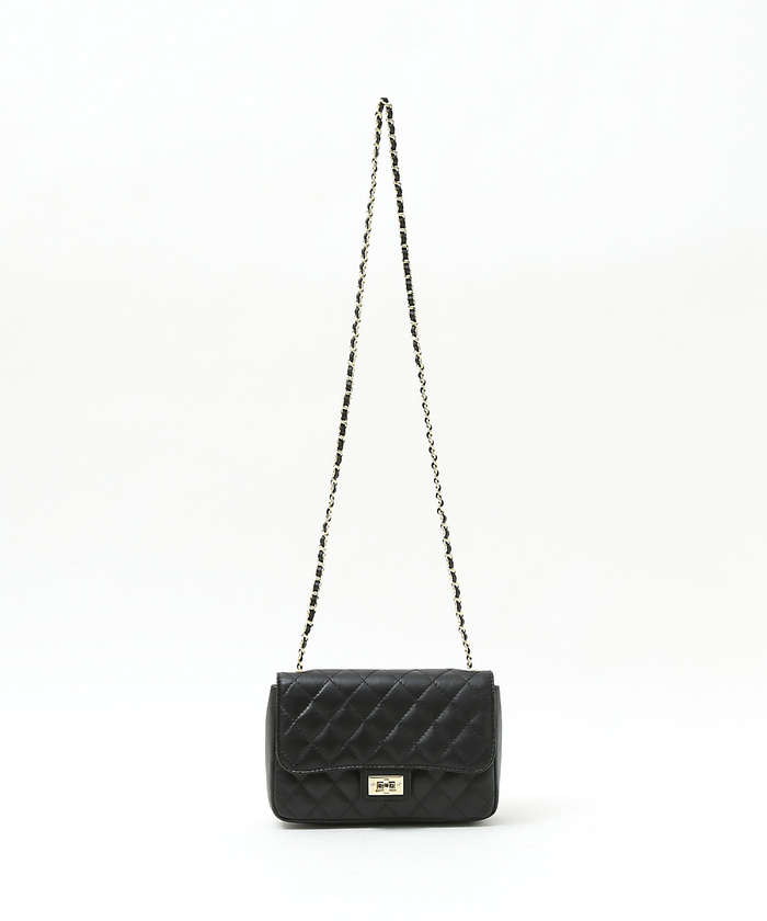 soeur キルティングミニショルダーバッグ　ベージュ soeur ショルダーバッグ バッグ soeur/キルティングミニ