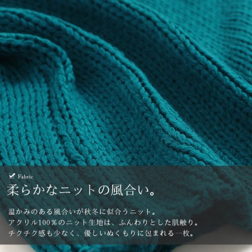 GOLD JAPAN(ゴールドジャパン)/大きいサイズ レディース ビッグサイズ ざっくり編みニットプルオーバー/img07