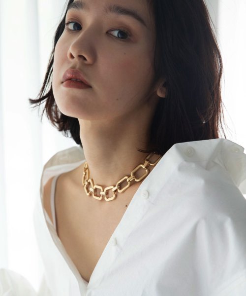 marjour(マージュール)/SQUARE CHAIN NECKLACE/img01