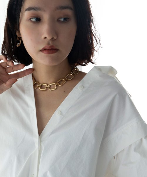 marjour(マージュール)/SQUARE CHAIN NECKLACE/img02