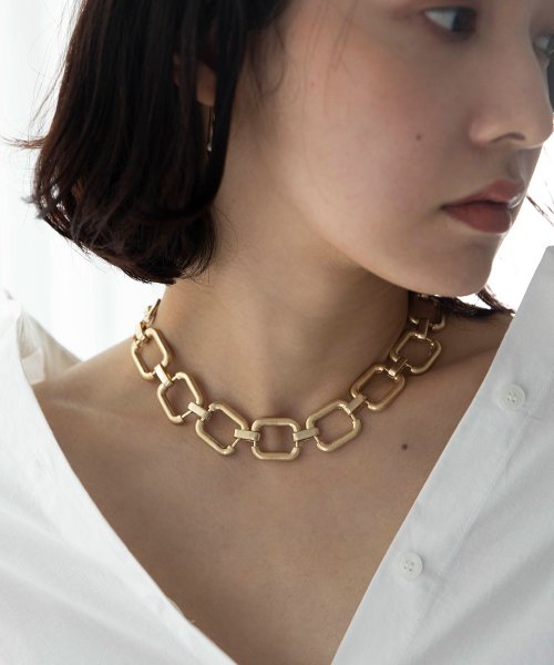 marjour(マージュール)/SQUARE CHAIN NECKLACE/img03