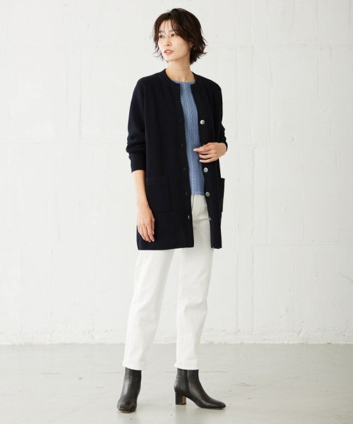 J.PRESS LADIES（LARGE SIZE）(J．プレス　レディス（大きいサイズ）)/【洗える】BASIC STRETCH DENIM ストレート パンツ/img12